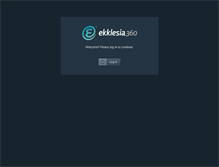 Tablet Screenshot of my.ekklesia360.com