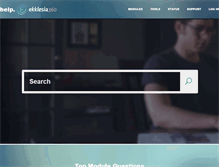 Tablet Screenshot of help.ekklesia360.com
